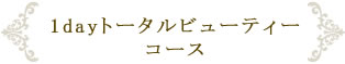 1dayトータルビューティーコース