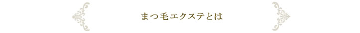 まつ毛エクステとは